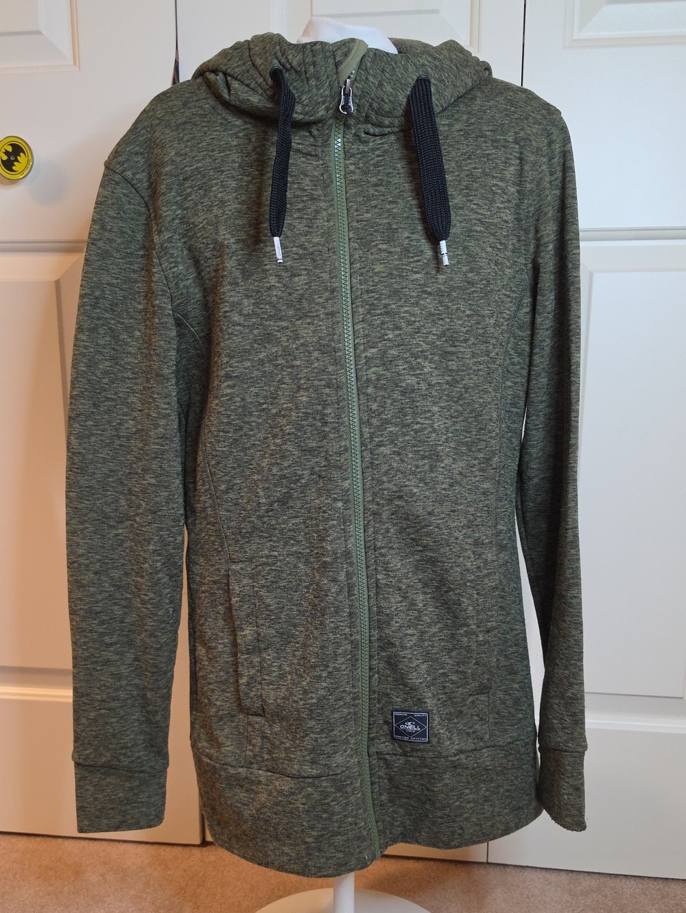 O'Neill Olive Green Heather Full-Zip Hoodie